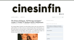 Desktop Screenshot of cinesinfin.com